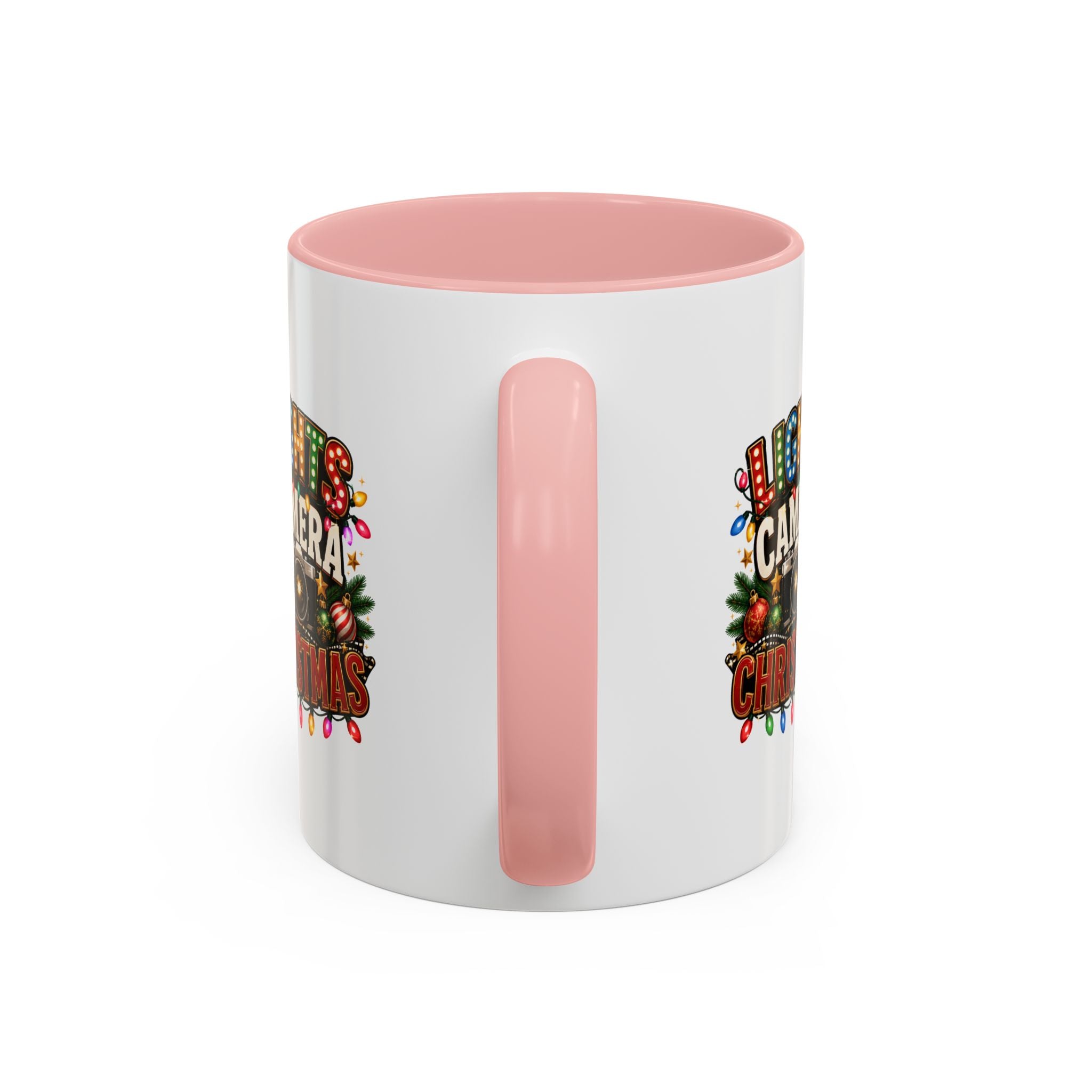 Accent Coffee Mug Lights Camera Christmas