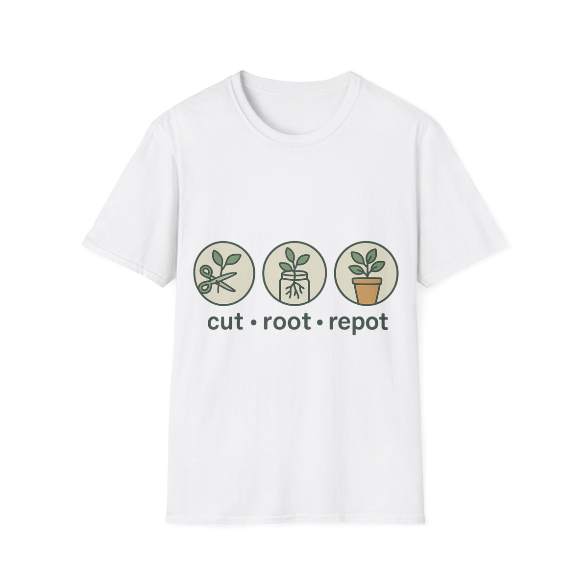 Herbal Icons T‑Shirt — Sage, Mint & Chamomile Plant Symbols Tee - Trending Now - September 2026