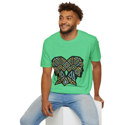 Geometric Elephant Tee — Tribal Mosaic Elephant Graphic T-Shirt