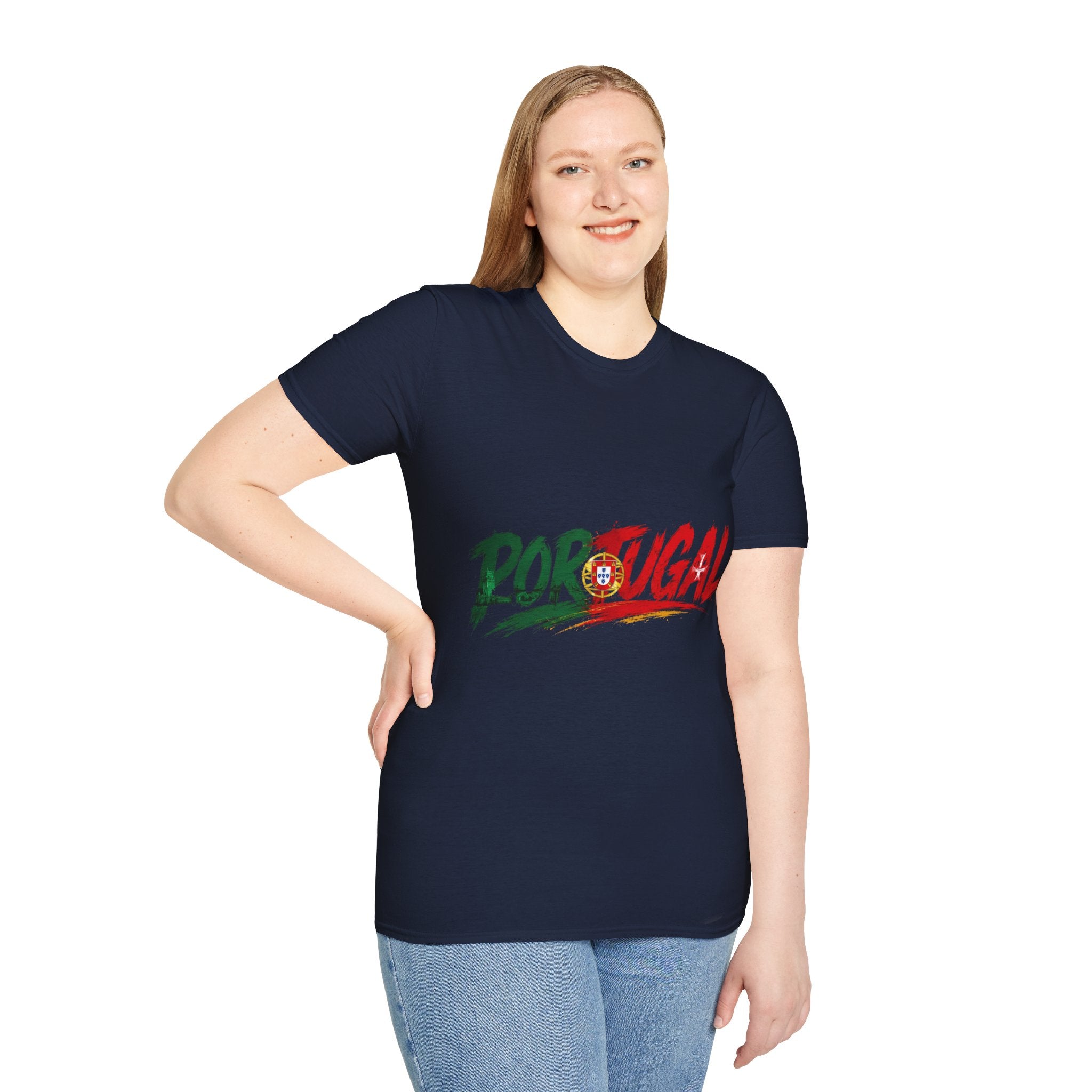 Portugal Flag Script T-Shirt — Portuguese Pride Tee