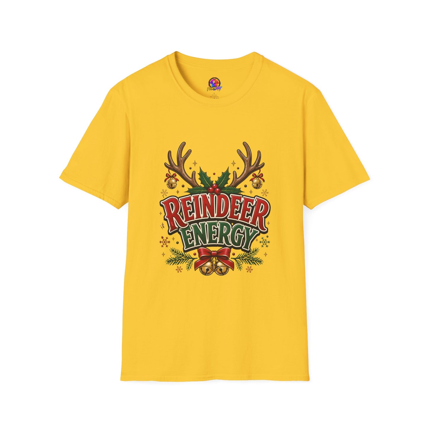Reindeer Energy Christmas T-Shirt