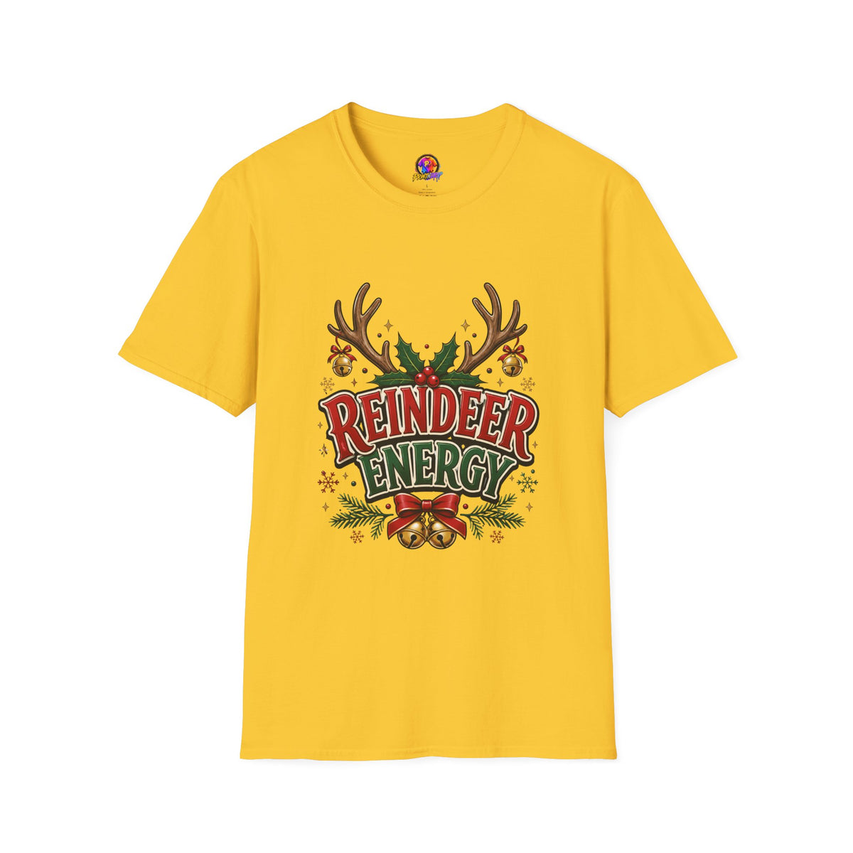 Reindeer Energy Christmas T-Shirt