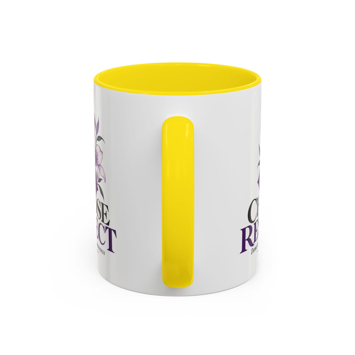 Choose Respect - Domestic Violence Awareness Coffee Mug (Accent, 11/15oz)
