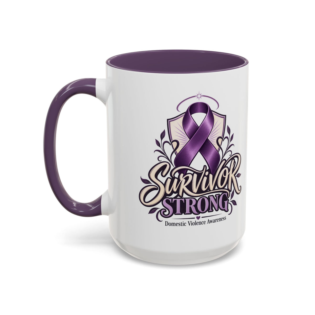 Domestic Violence Awareness Survivor Strong Coffee Mug