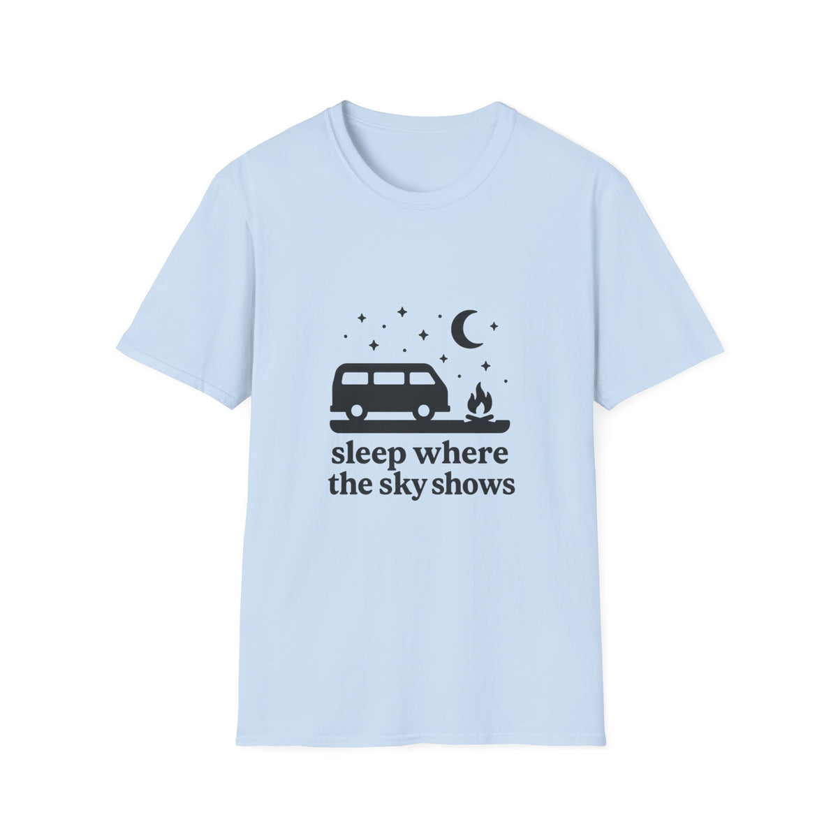 Retro Camper Night Sky T-Shirt - Trending Now - August 2026