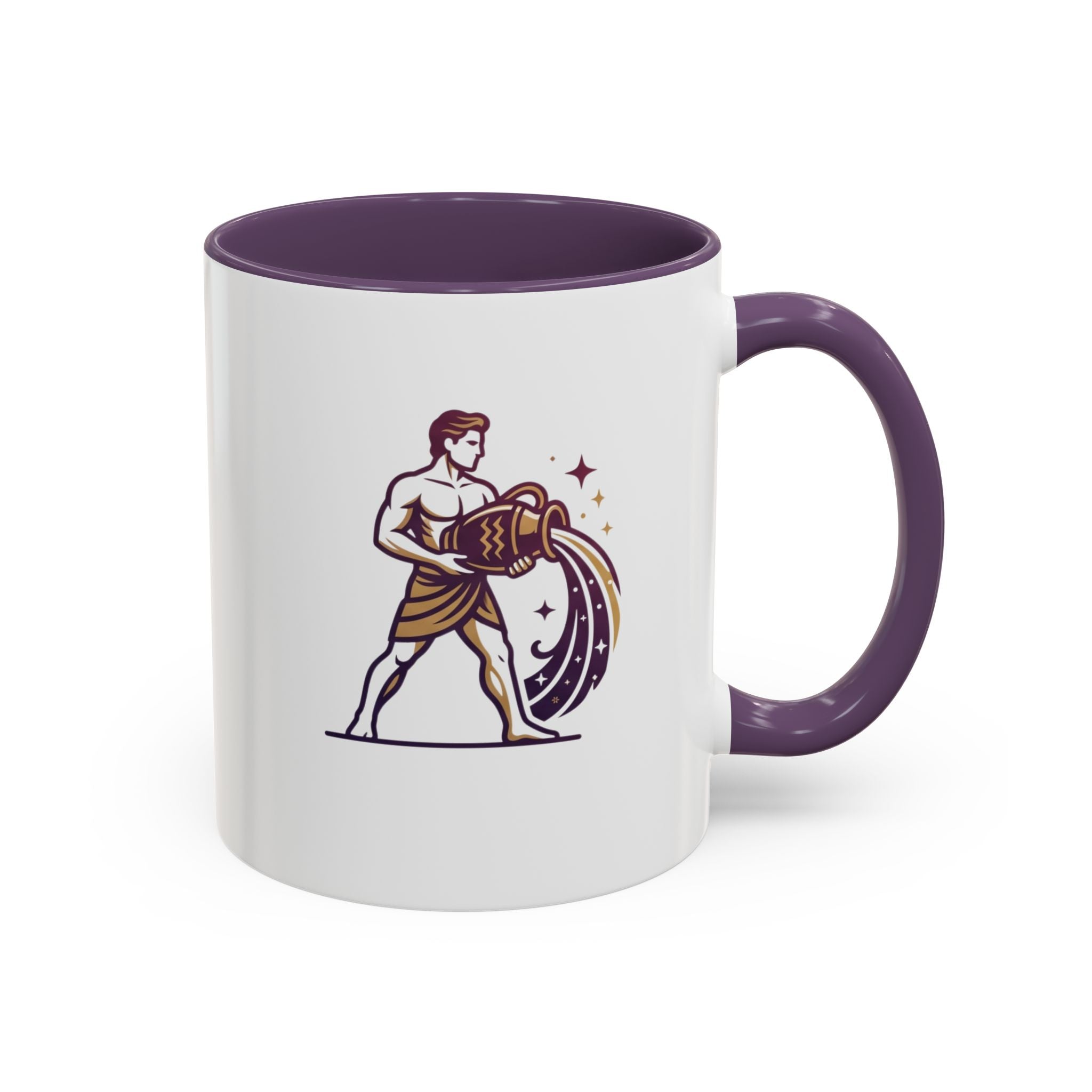 Aquarius Zodiac Coffee Mug — Water Bearer Astrology Gift