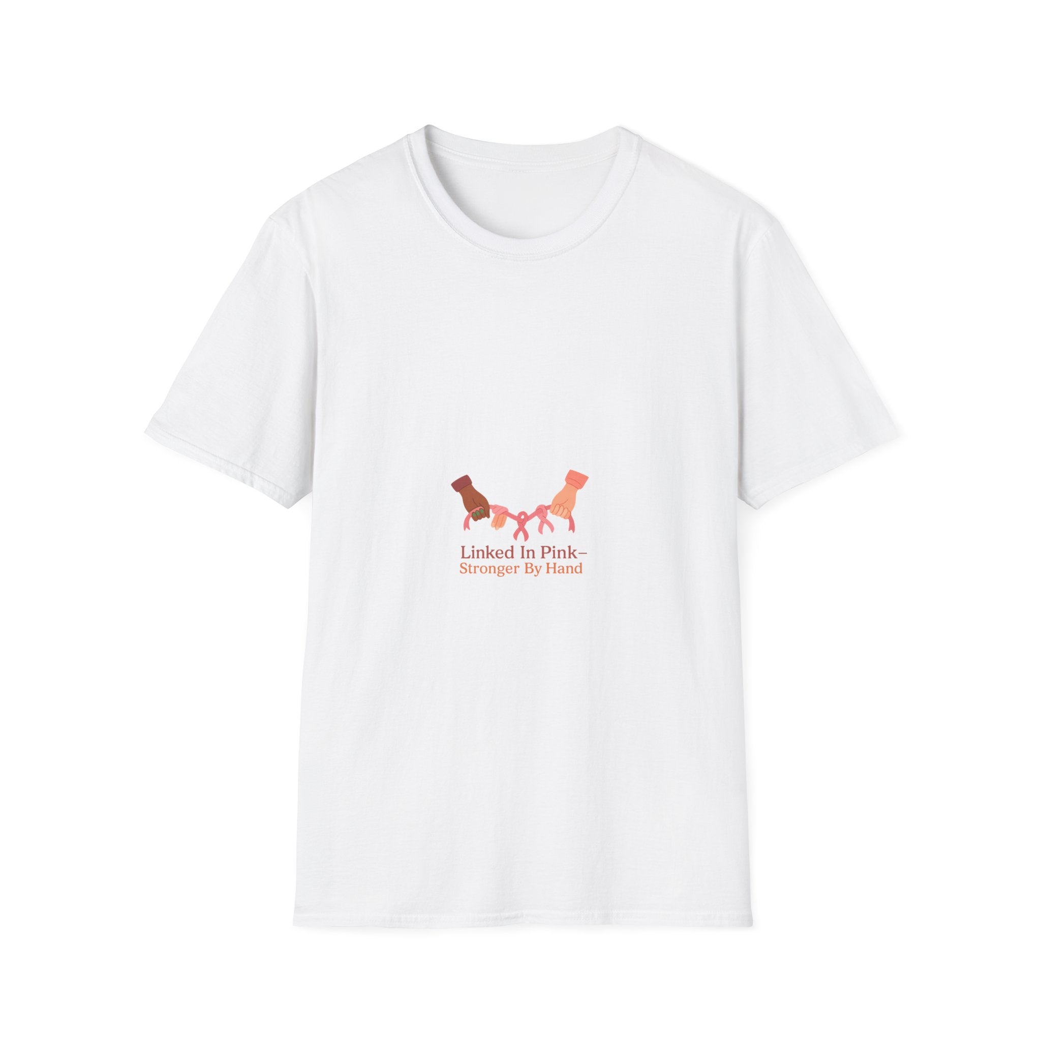 Linked In Pink Stronger By Hand T-Shirt, Breast Cancer Support Dog Lover Tee - Trending Now - September 2026
