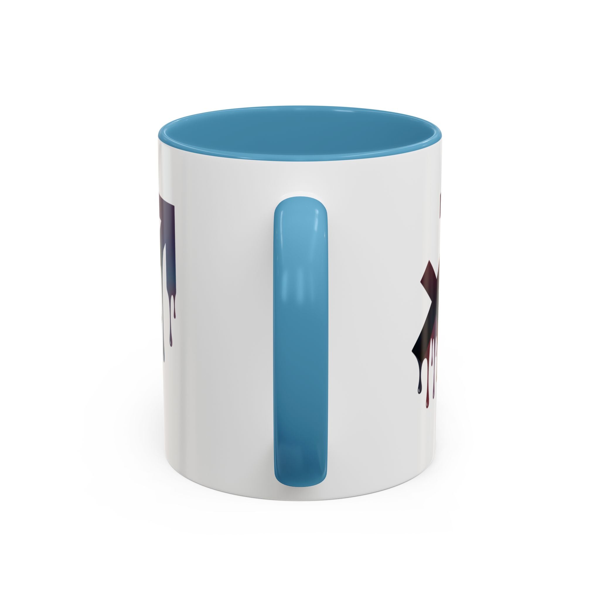 Sagittarius Drip Accent Coffee Mug — Zodiac Archer Horoscope Gift