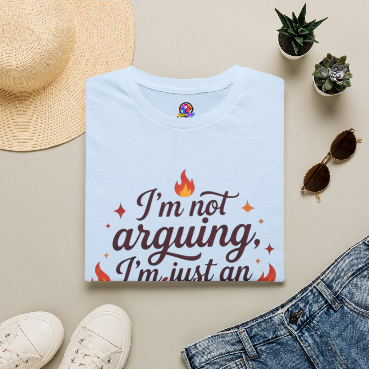 Aries Zodiac Tee — “I’m Not Arguing, I’m Just an Aries Explaining Why I’m Right”