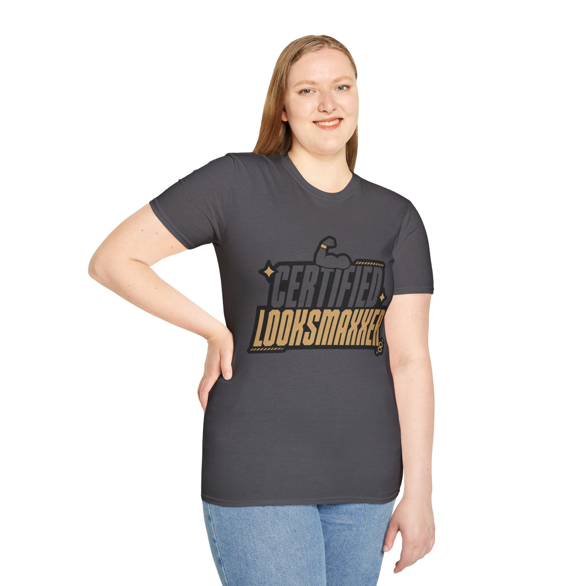 Certified Looksmaxxer T-Shirt — Funny Fitness & Glow-Up Tee - Trending Now - August 2026