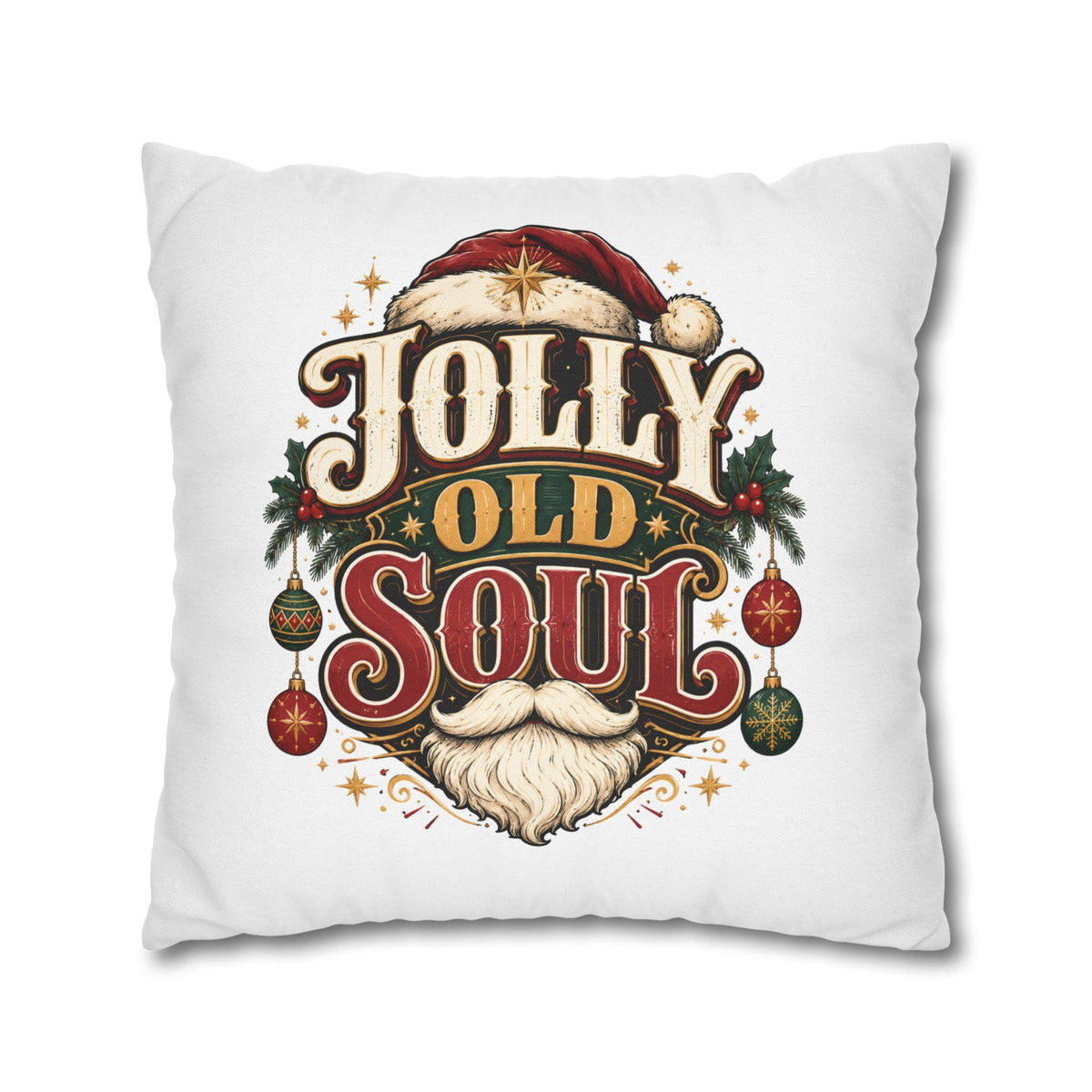 Christmas Jolly Old Soul Christmas Pillowcase