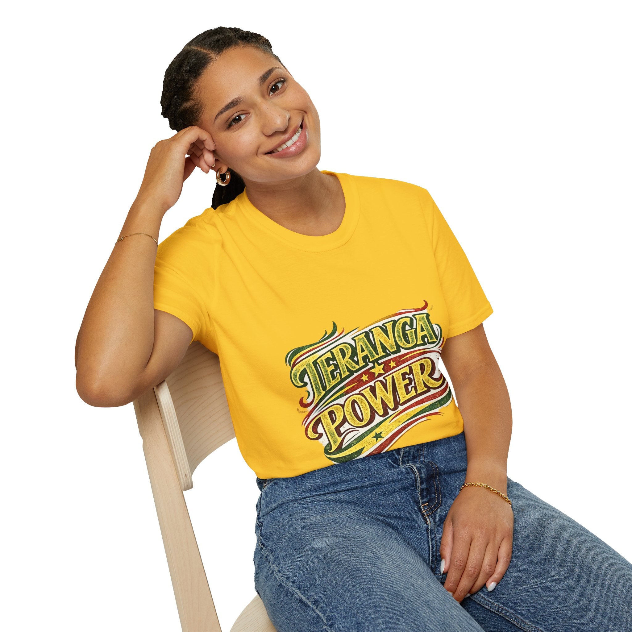 Senegal Teranga Power T-Shirt — Retro Senegal Pride Graphic Tee