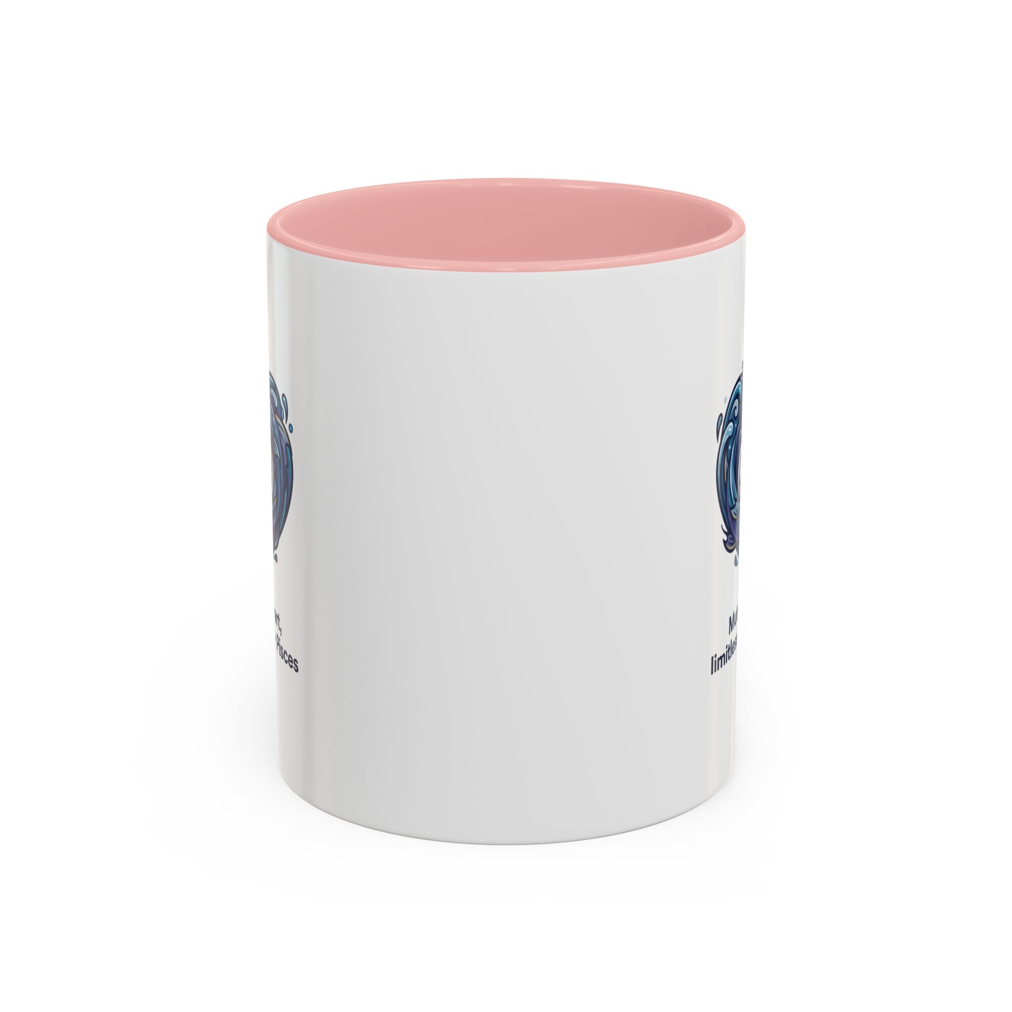 Pisces Heart Coffee Mug — "Mutable heart, limitless love" Zodiac Gift