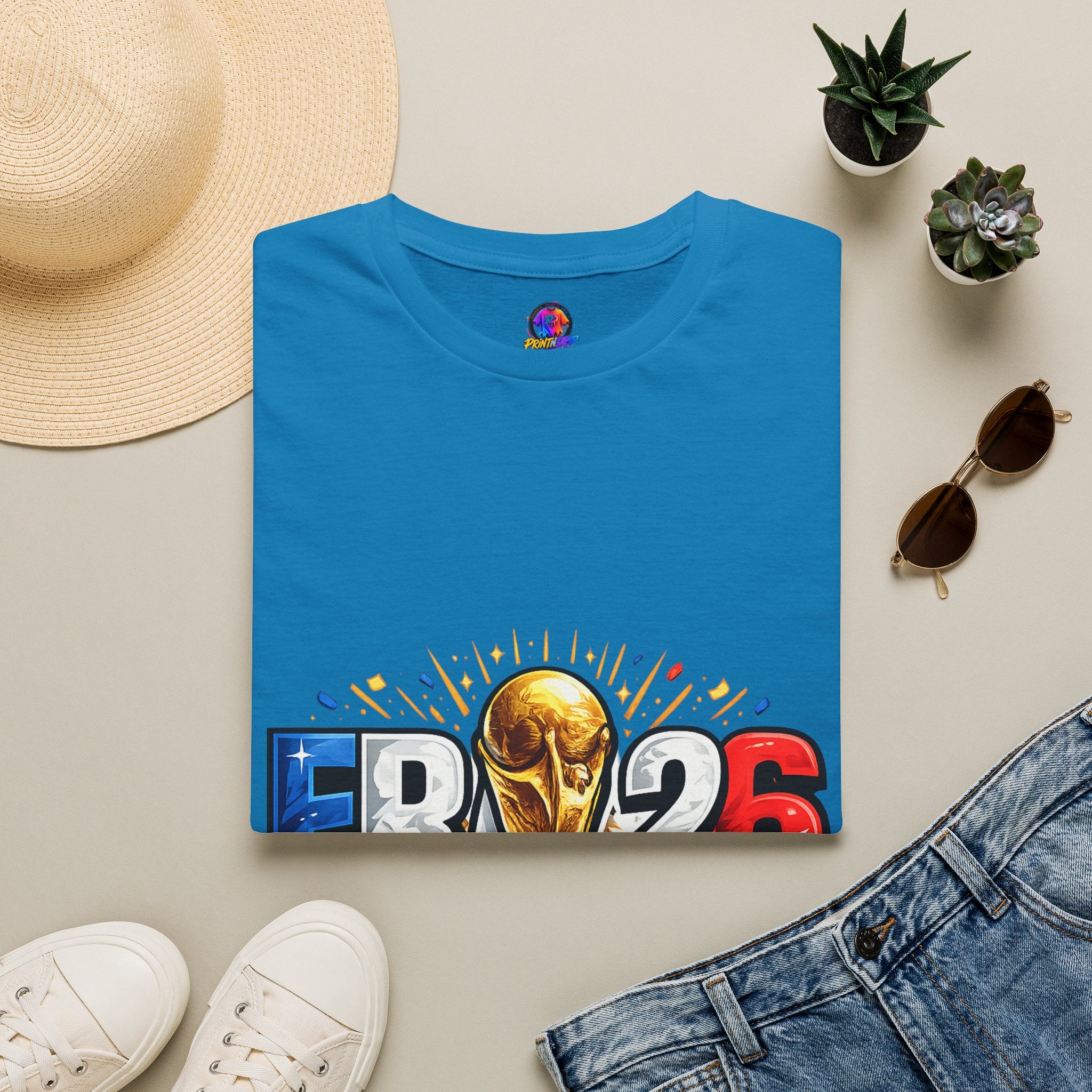 France World Cup Trophy 26 T-Shirt — Soccer Championship Fan Tee