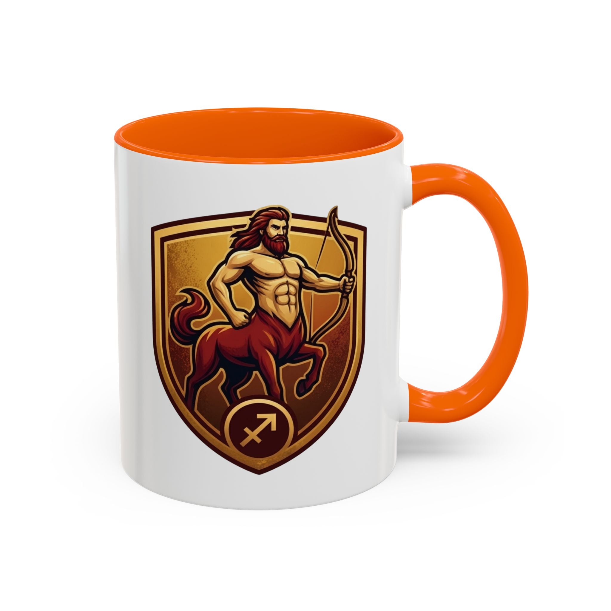 Sagittarius Centaur Coffee Mug — Zodiac Archer Accent Mug (11/15oz)