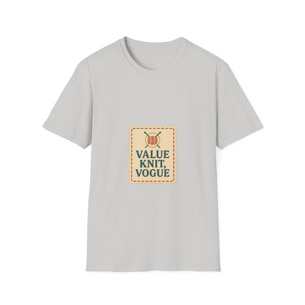 Value Knit Vogue T-Shirt — Vintage Knitting Graphic Tee - Trending Now - October 2026