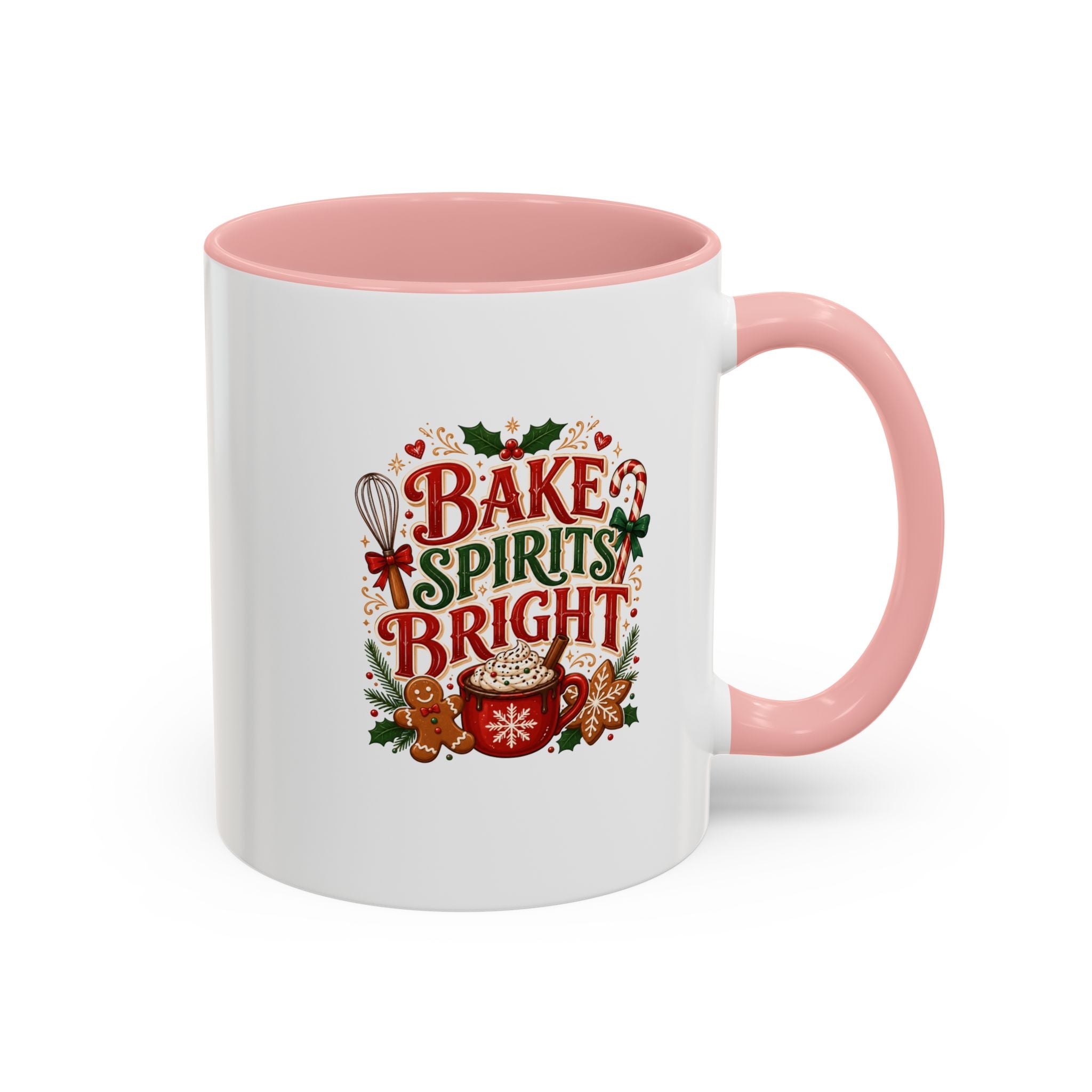 Bake Spirits Bright Coffee Mug — Christmas Baking Holiday Mug