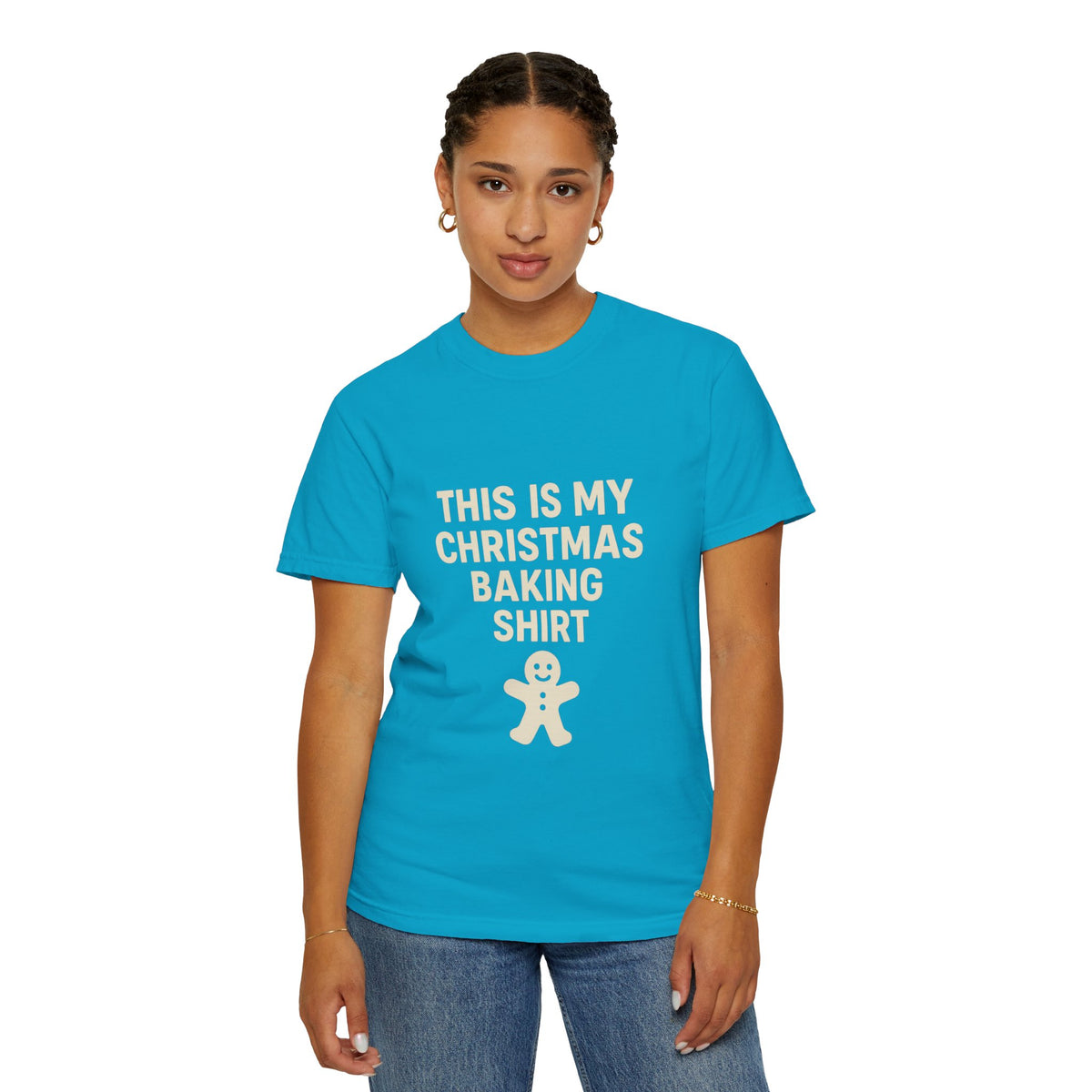 Christmas Baking Shirt — 'This Is My Christmas Baking Shirt' Tee with Gingerbread Graphic- Trending Now - October 2026