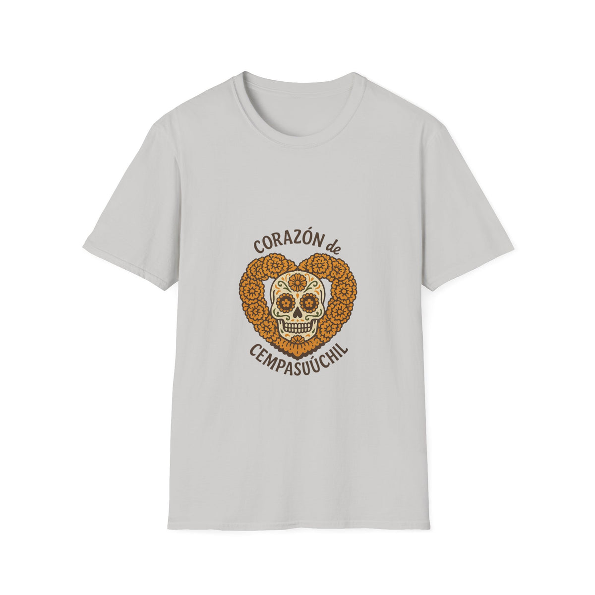 T-Shirt — Corazón de Champurrón Día de los Muertos Sugar Skull Tee - Trending Now - October 2026