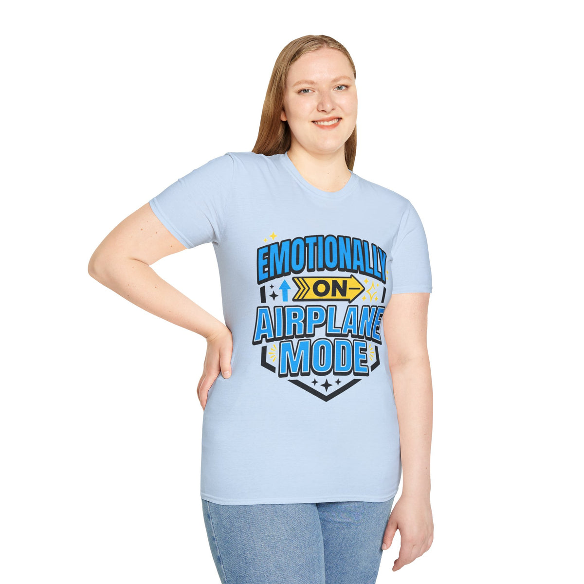 Emotionally On Airplane Mode T-Shirt — Funny Mental Health Self-Care Tee - Trending Now - August 2026