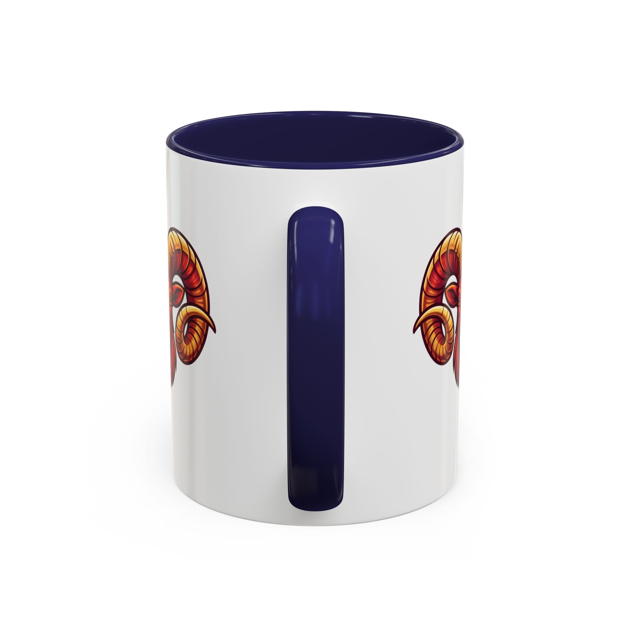 Aries Ram Accent Coffee Mug — Zodiac Goat Horoscope Gift