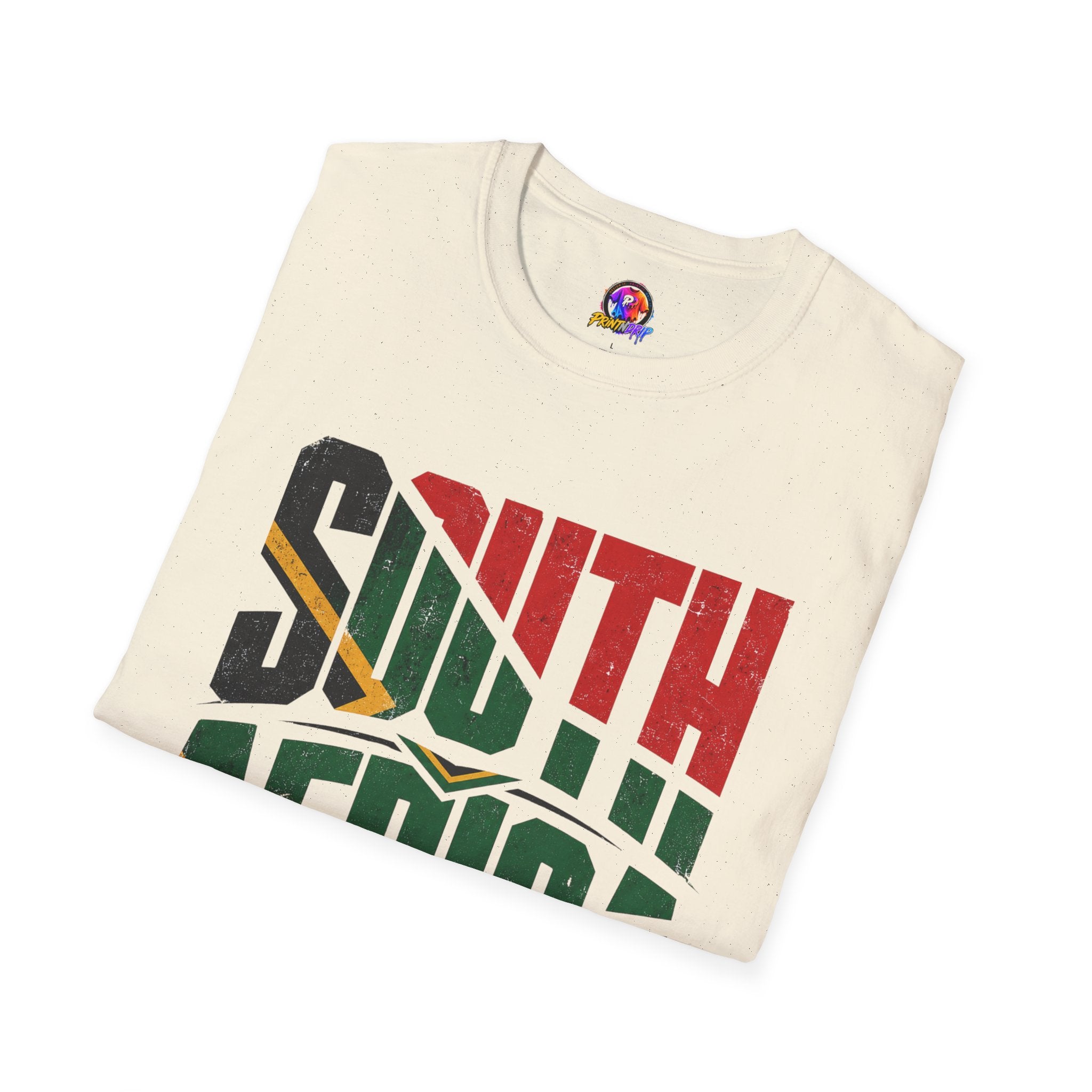 South Africa Soccer T-Shirt — Vintage Flag Football Fan Tee