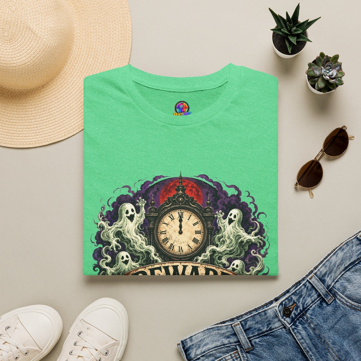 Halloween Beware Of Midnight Unisex Softstyle T-Shirt