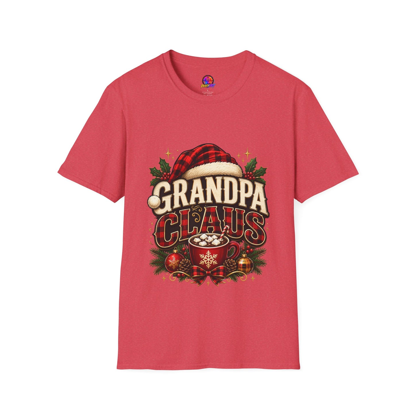 Christmas Grandpa Clause Unisex Softstyle T-Shirt