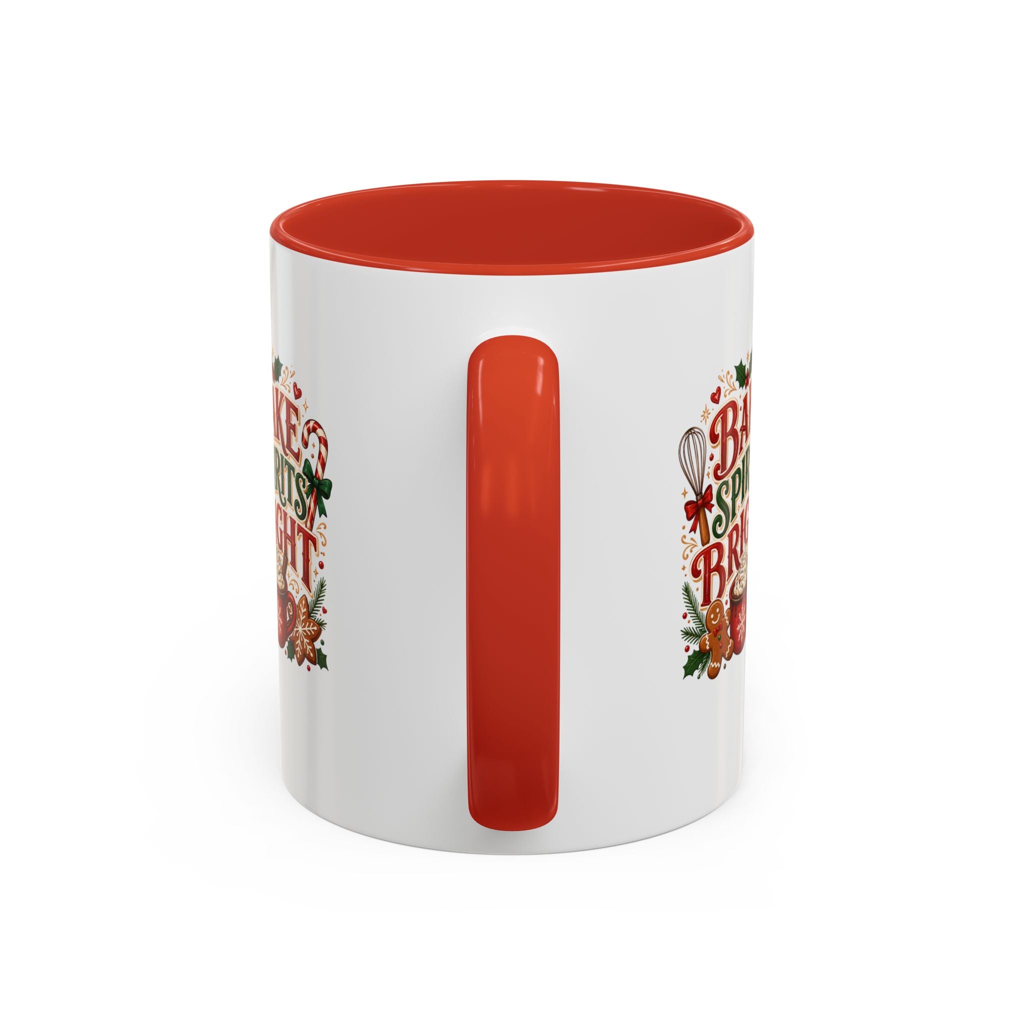 Bake Spirits Bright Coffee Mug — Christmas Baking Holiday Mug