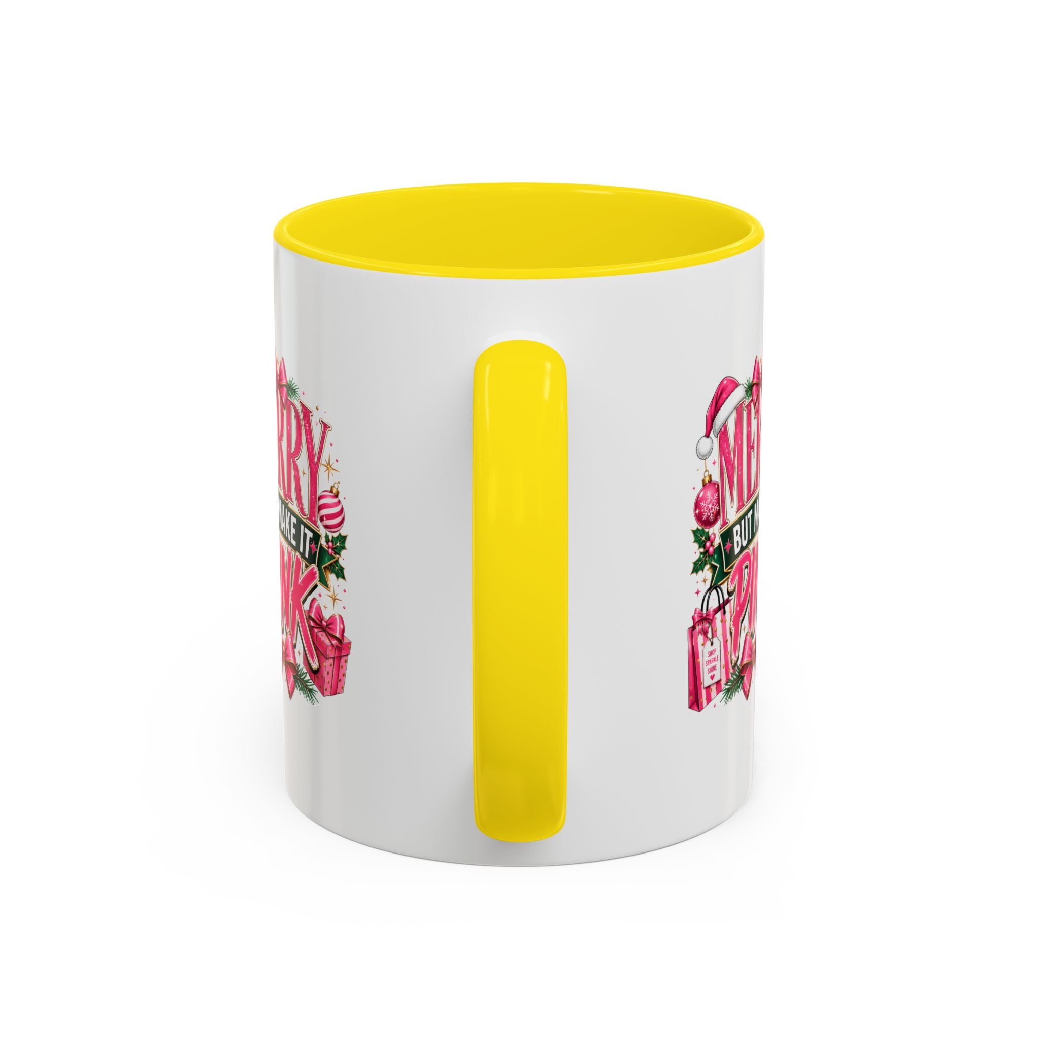 Accent Coffee Mug Merry Pink