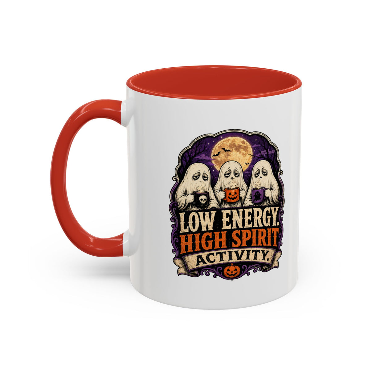 Halloween  Low Energy High Spirit Accent Coffee Mug