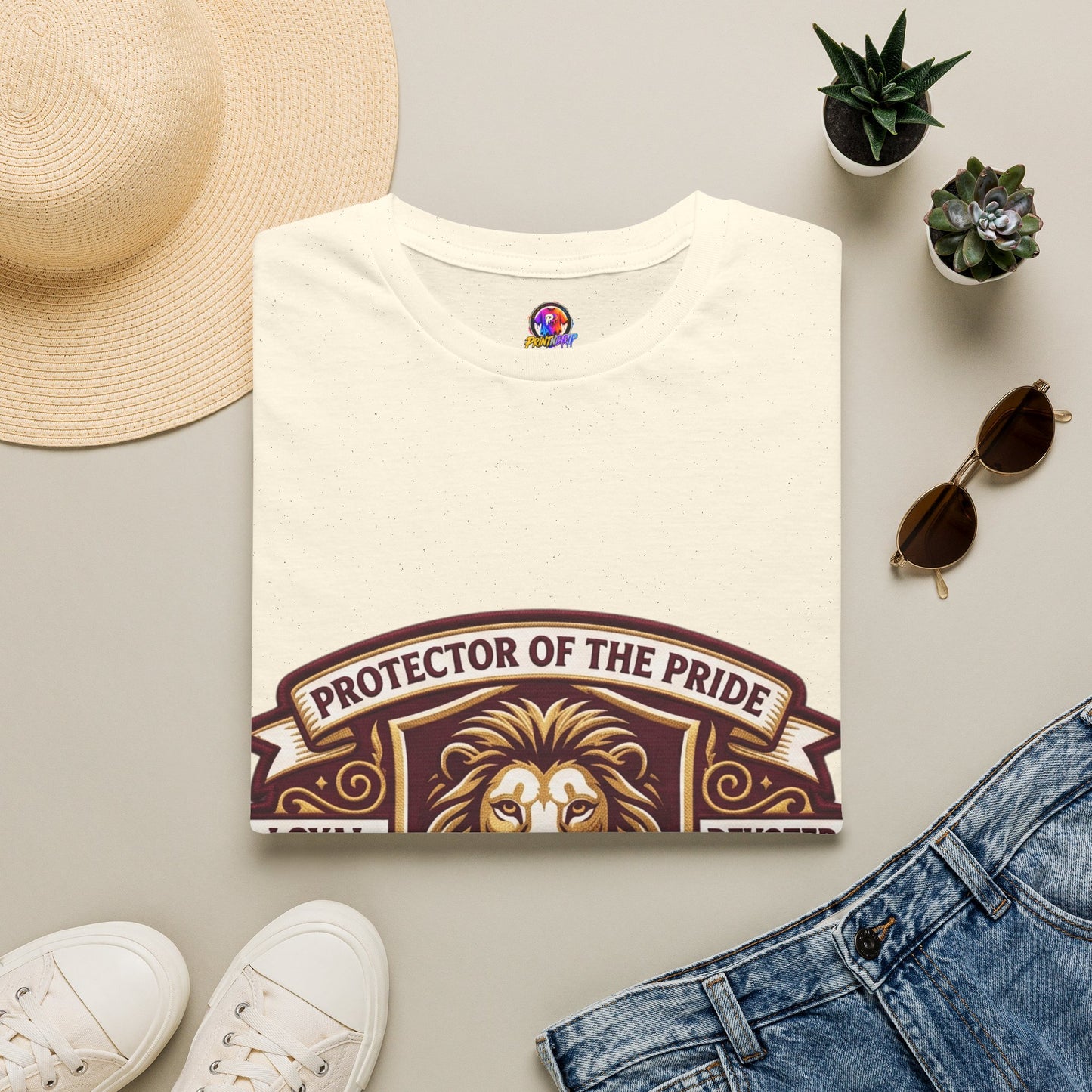 Protector of the Pride Lion T-Shirt — 100% Leo Zodiac Tee