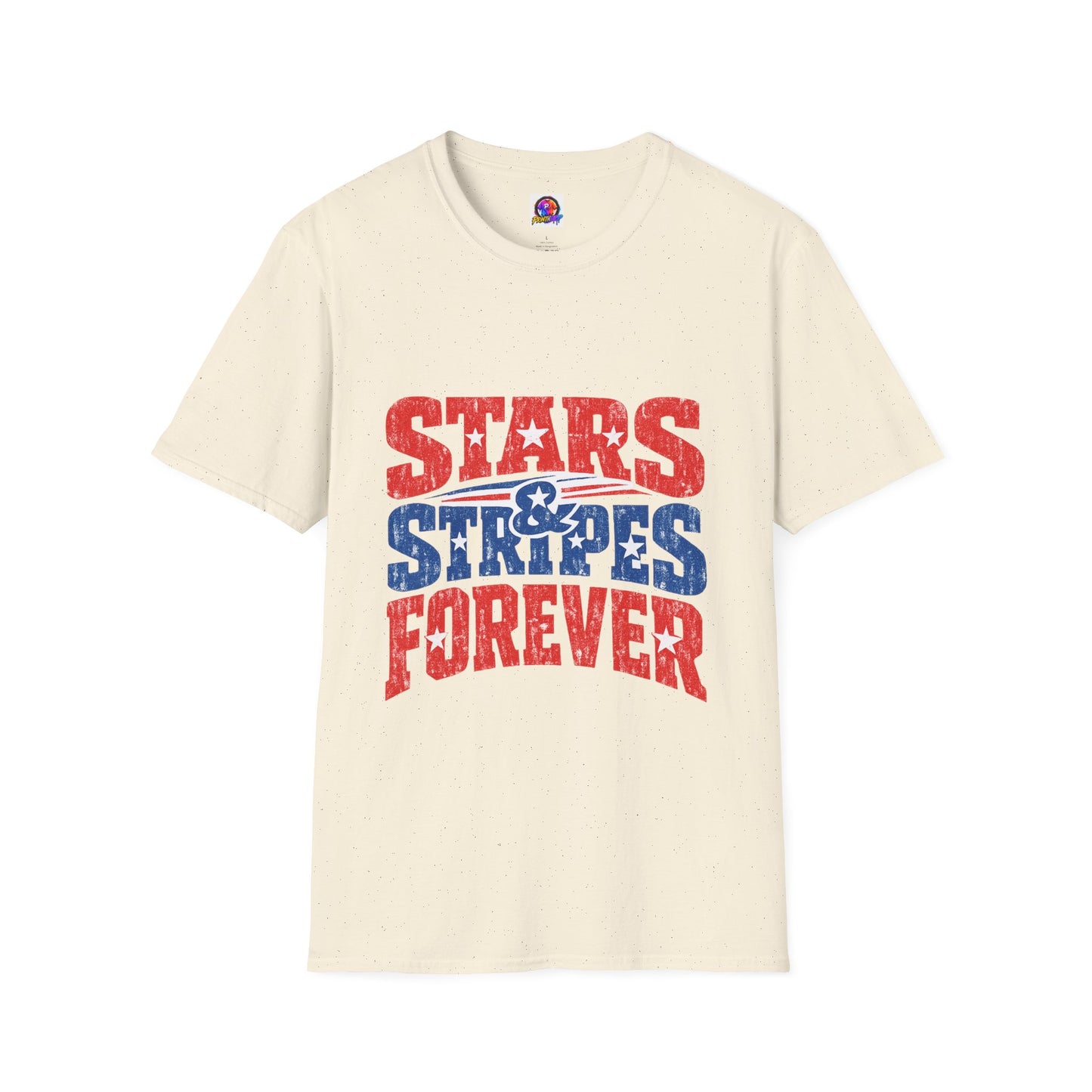 USA Stars & Stripes Forever T-Shirt — Patriotic Red White Blue Graphic Tee