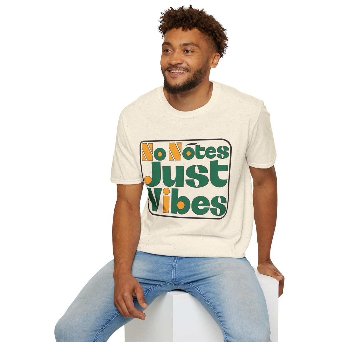 Just Vibes T‑Shirt — "No Notes Just Vibes" Retro Graphic Tee - Trending Now - August 2026