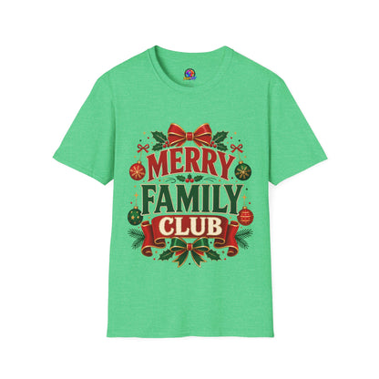 Merry Family Club Christmas T-Shirt