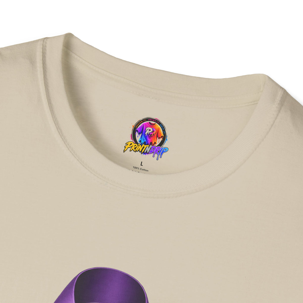 Choose Respect Purple Ribbon T‑Shirt — Domestic Violence Awareness Tee