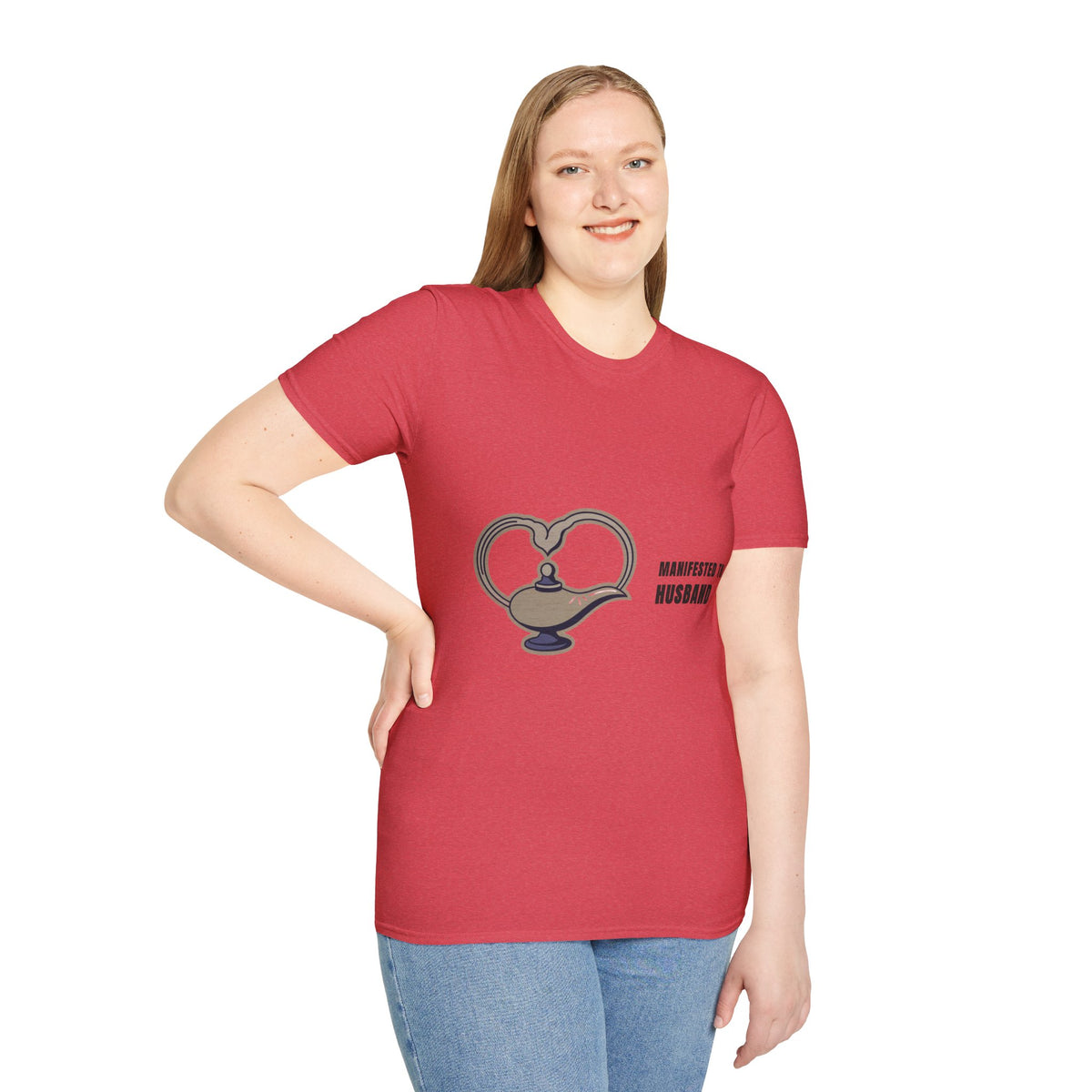 Manifesting Husband T-Shirt — Cute Genie Lamp Heart Graphic Tee - Trending Now - September 2026
