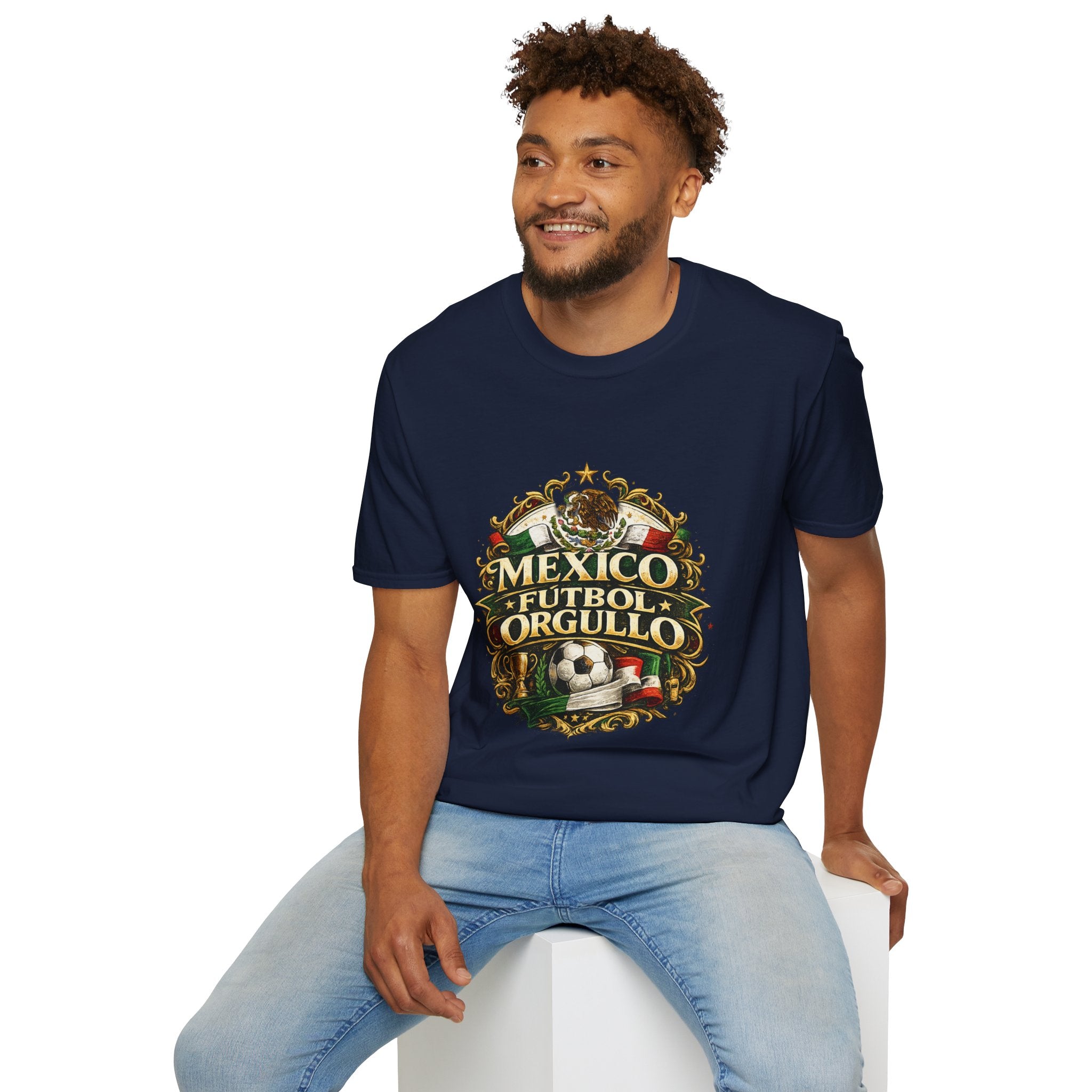 Mexico Fútbol Orgullo T-Shirt — Mexican Soccer Pride Graphic Tee