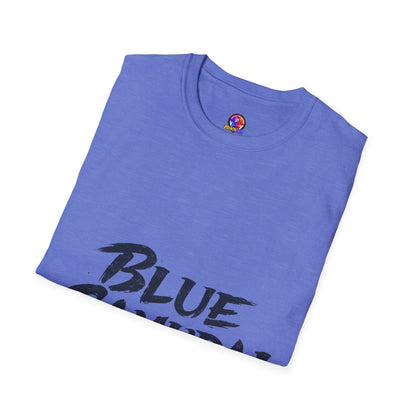 Japan Blue Samurai T-Shirt — Bold Brushstroke Graphic Tee