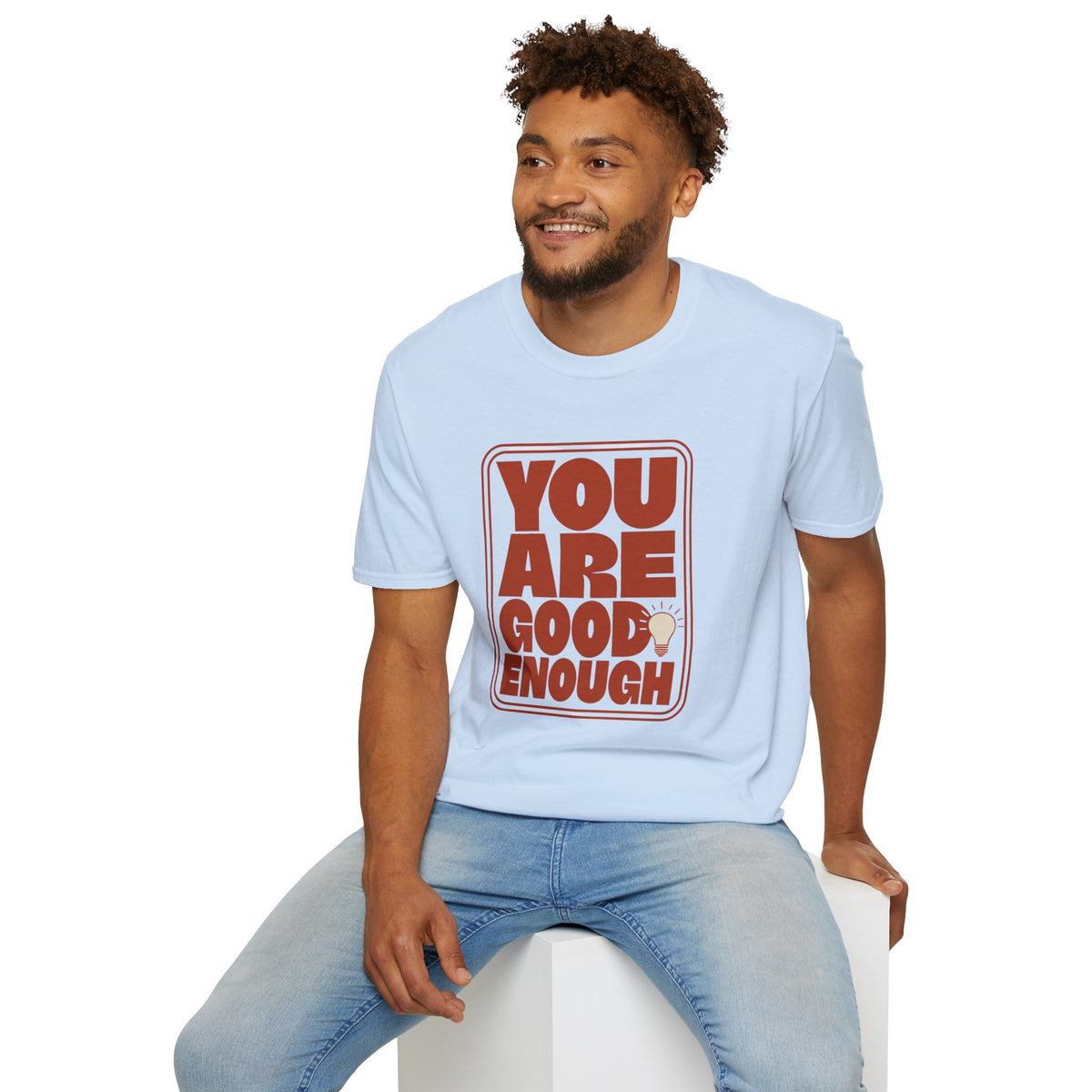 T-Shirt — "You Are Good Enough" Retro Affirmation Tee - Trending Now - August 2026