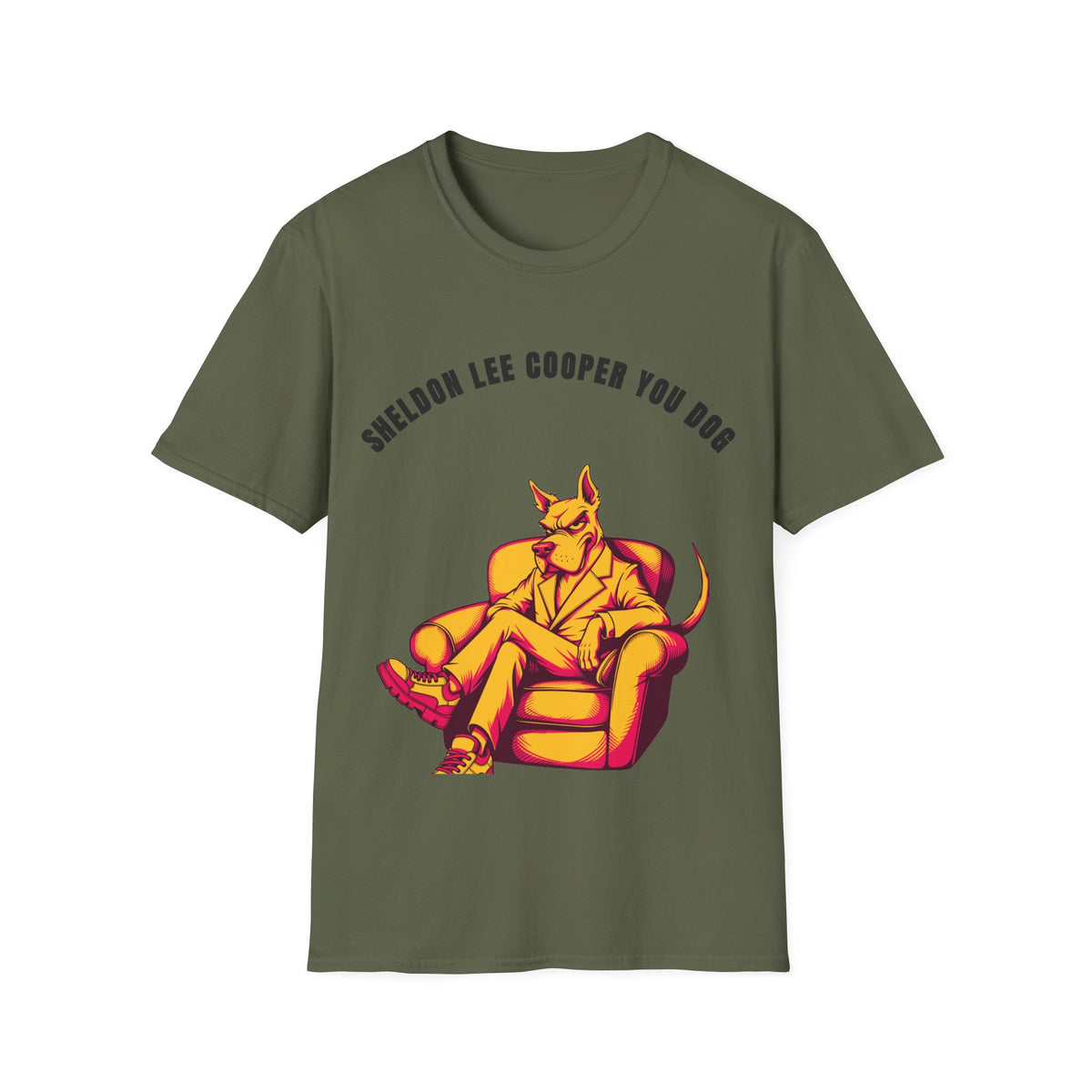 T-Shirt — "Sheldon Lee Cooper You Dog" Vintage Chill Dog Illustration - Trending Now - September 2026