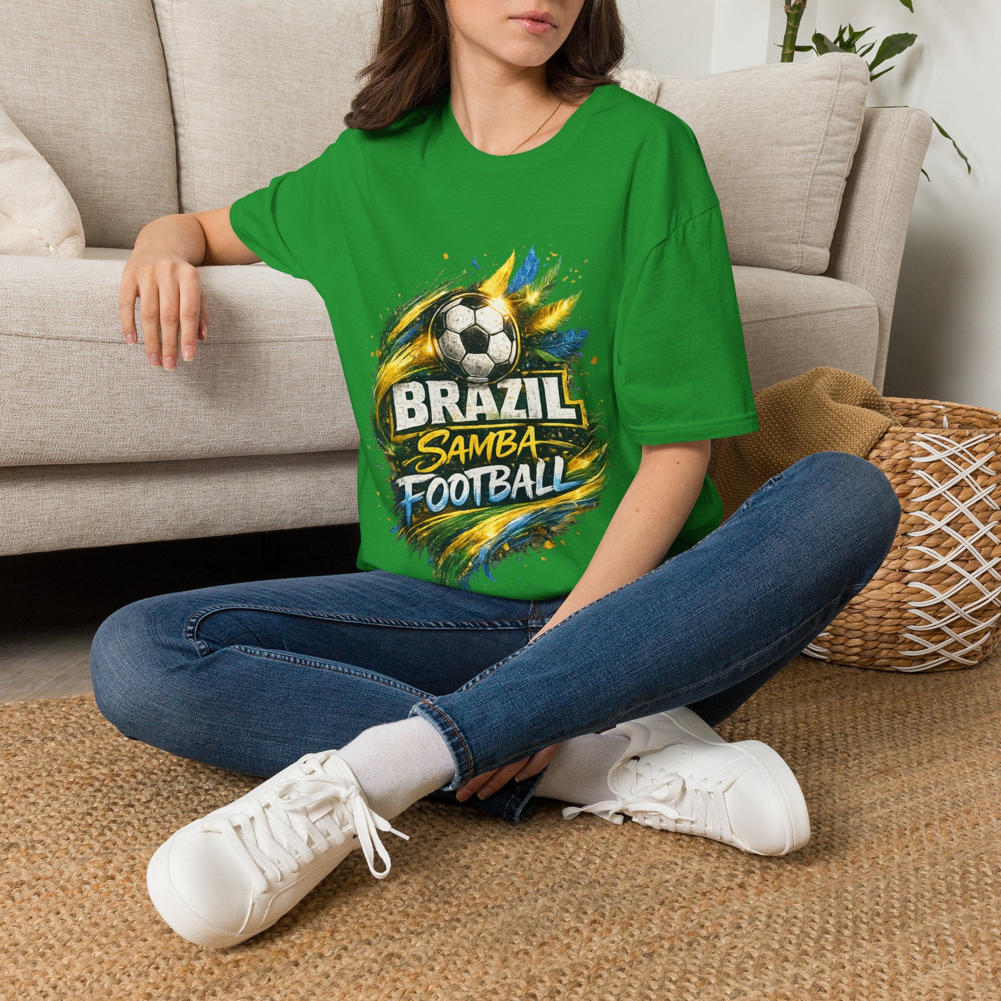 Brazil Samba Football T‑Shirt