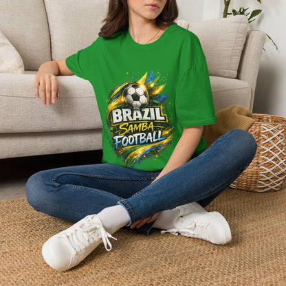 Brazil Samba Football T‑Shirt