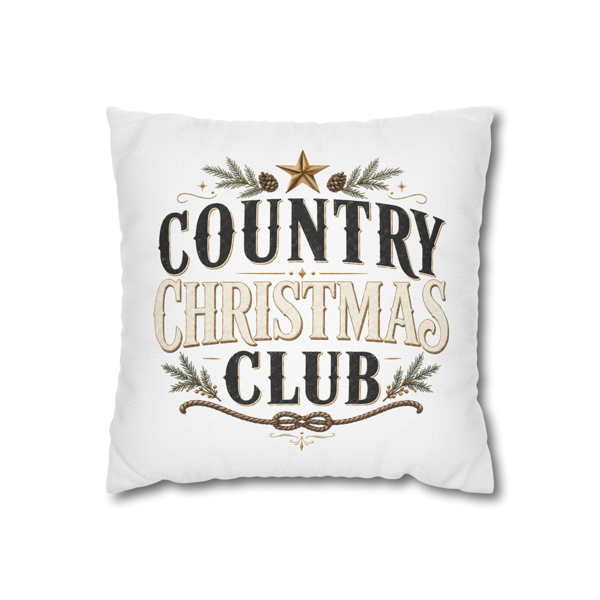 Christmas Country Christmas Club Pillowcase