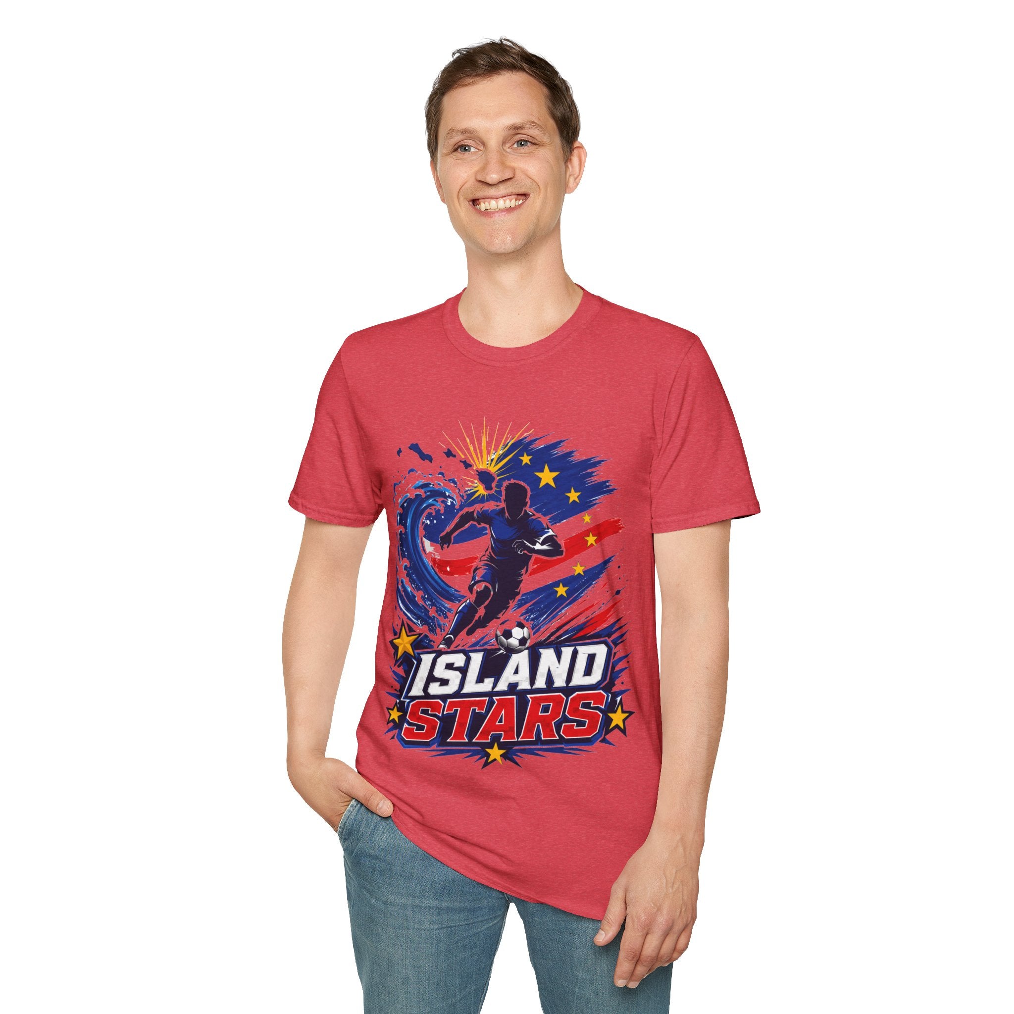 Cabo Verde Island Stars Soccer T-Shirt – Pacific Wave Football Team Tee