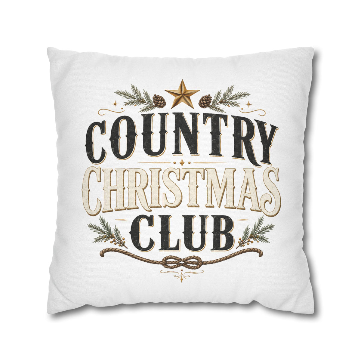 Christmas Country Christmas Club Pillowcase