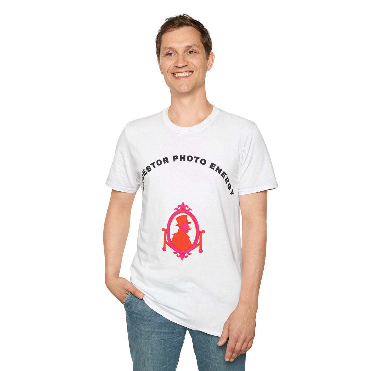T-Shirt — 'Ancestor Photo Energy' Spiritual Retro Graphic Tee - Trending Now - September 2026