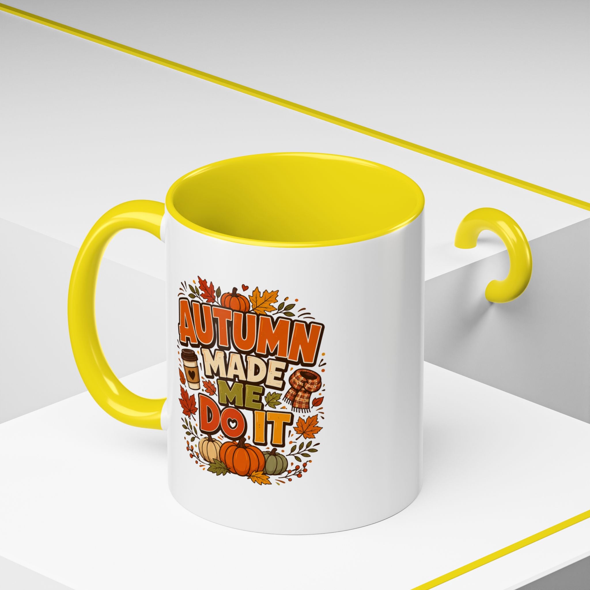 Thanksgiving Mug Autumn Made Me Do It Coffee Mug