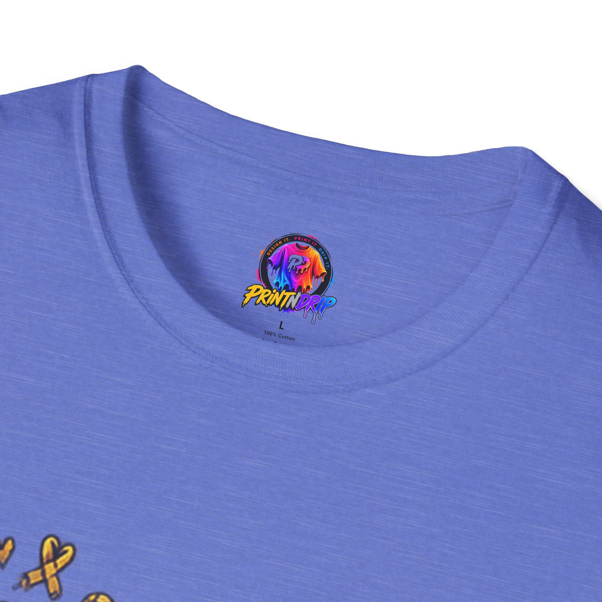Hope Lives Here Gold Ribbon Butterfly Childhood Cancer Awareness T-Shirt