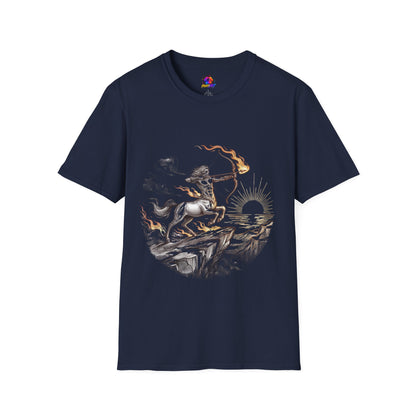 Centaur Archer T-Shirt — Mythical Archer Graphic Tee (Flaming Bow)